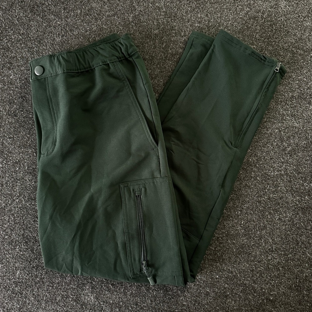 Fielder Bonobos Mens Cargo Pants Green Elastic Waist Zip Ankle ABM11037A-1268G M